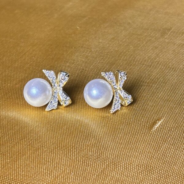 Pearl Bow Whisper - 925 Sterling Silver