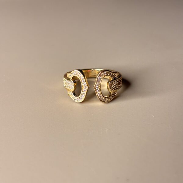 Dazzling Interlock Ring